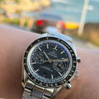 Omega Speedmaster 44.25MM Diameter Luminous Coating 9900 Movement Black Dial Watch
